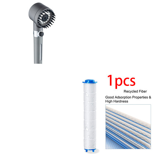 3 Modes Shower Head High Pressure Showerhead Portable Filter Rainfall
