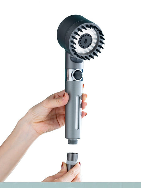 3 Modes Shower Head High Pressure Showerhead Portable Filter Rainfall