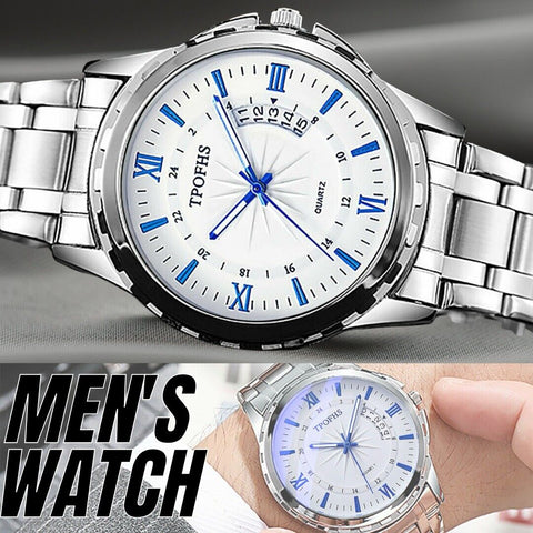 Stainless Steel Watch For MEN Classic Analog Wristwatch Fashion Classic Men Gift - FREE SHIPPING