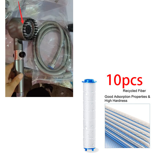 3 Modes Shower Head High Pressure Showerhead Portable Filter Rainfall