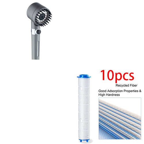 3 Modes Shower Head High Pressure Showerhead Portable Filter Rainfall