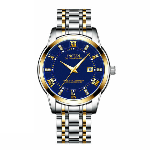 Men's Watch Waterproof Classic Relojes De Hombre Stainless Steel Quartz Luminous - FREE SHIPPING